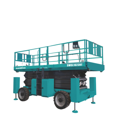 SUNWARD SWSL 1623RT - Nacelle ciseaux tout-terrain